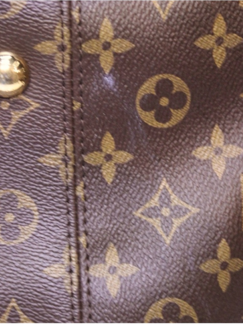 Louis Vuitton Artsy MM Shoulder Bag Monogram Canvas Brown Braided Handle - Picture 10 of 12